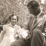 A father with his two kids