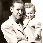 Father holding his kid